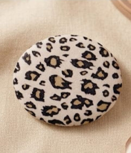 Makeup Puff Large Makeup Leopard Printed Cosmetic Loose Powder puff