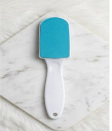Pedicure Foot Scrubber – Steel Single Surface with Plastic Handle