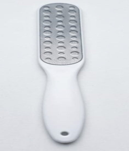 Foot Filer Steel & Plastic Handle – 2 Side, White Colour