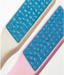2 Side Steel Foot Scrubber with Plastic Handle – Professional Foot Care Tool