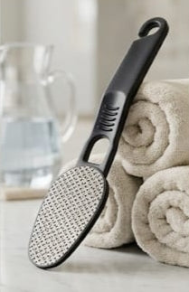 2-sided Foot Scrubber with Plastic Handle