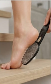 2-sided Foot Scrubber with Plastic Handle