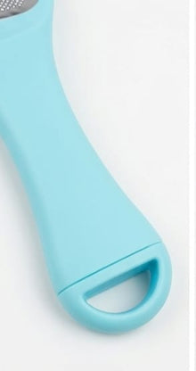 manicure foot scraper single steel surface plastic handle