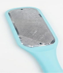 manicure foot scraper single steel surface plastic handle