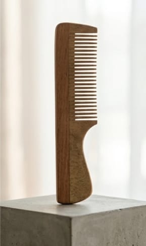 Professional Wooden Neem Hair Pocket Comb No. 59
