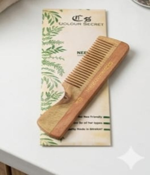 Professional Wooden Neem Hair Pocket Comb No. 59