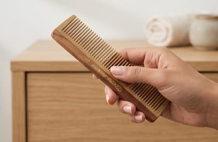 Professional Wooden Neem Hair Pocket Comb No. 21