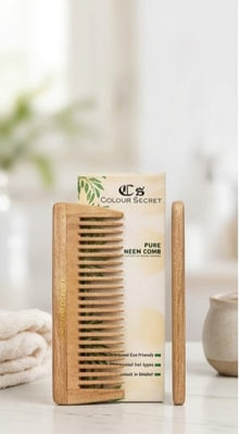 Neem Wood Shampoo Comb No. 03