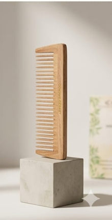Neem Wood Shampoo Comb No. 03