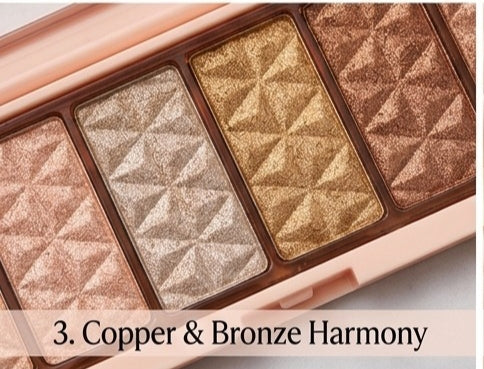 Pink Key Glow Kit 6 Colors Highlight Palette
