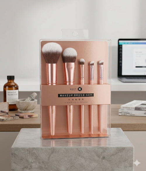 Makeup Brush Set  5 PCS