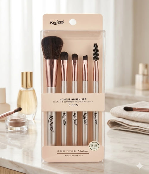Makeup Brush Set  5 PCS