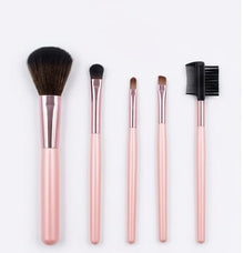 KELI Makeup Brush Set of 5 with Powder Puff