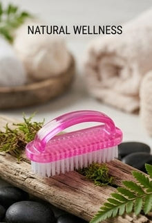 Handle Grip Nail Brush Fingernail Cleaner Pedicure Scrub Foot Brushes
