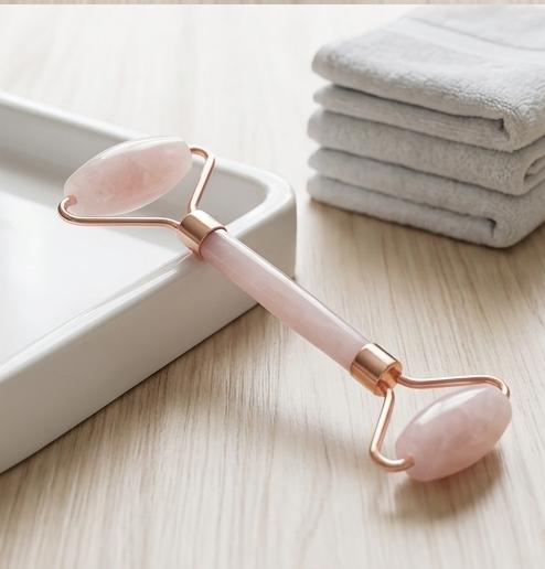 face Massage Rose Quartz Roller