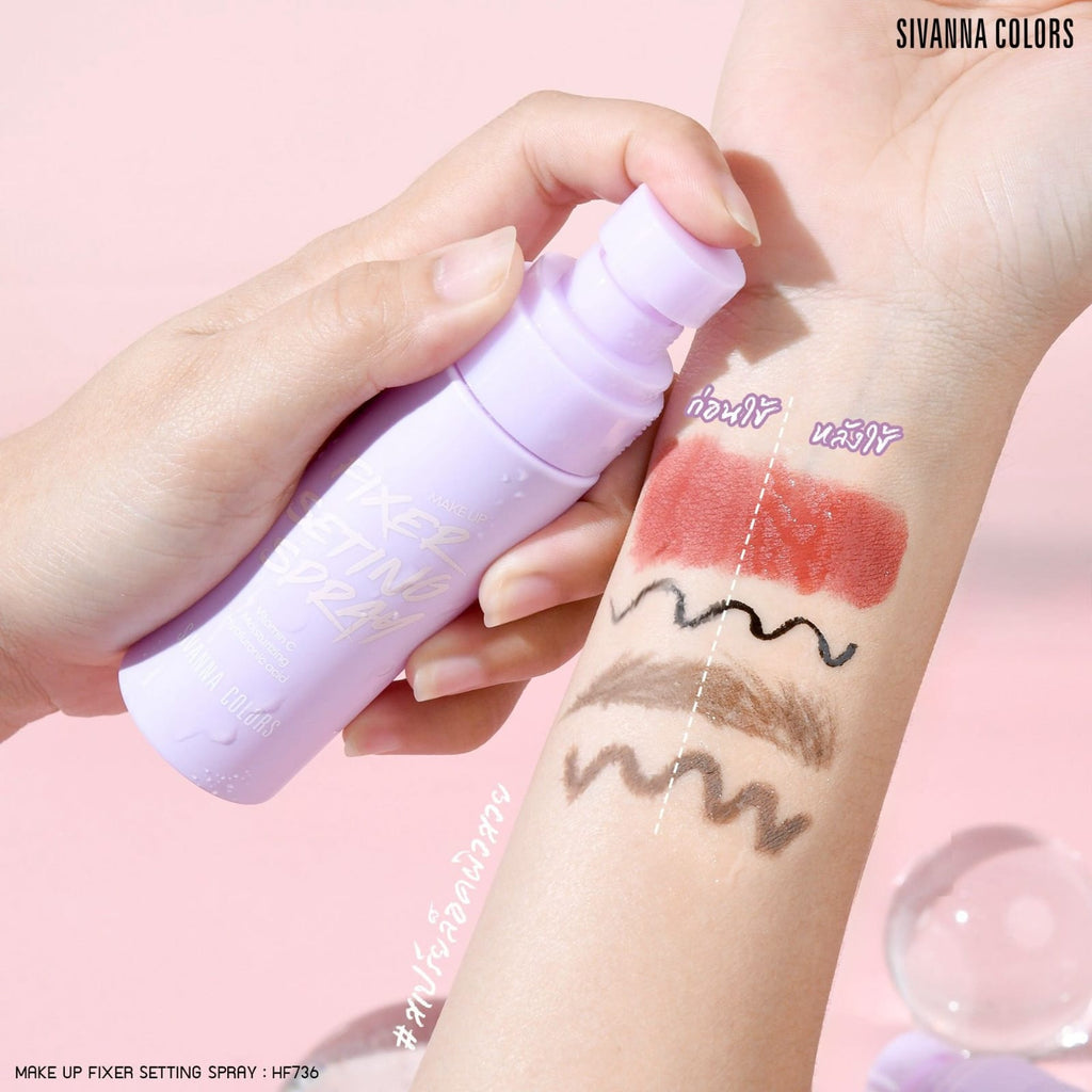Sivanna colors makeup fixer setting spray