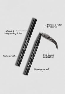 RENEE Browfill Eyebrow Pen – Black (1ml)