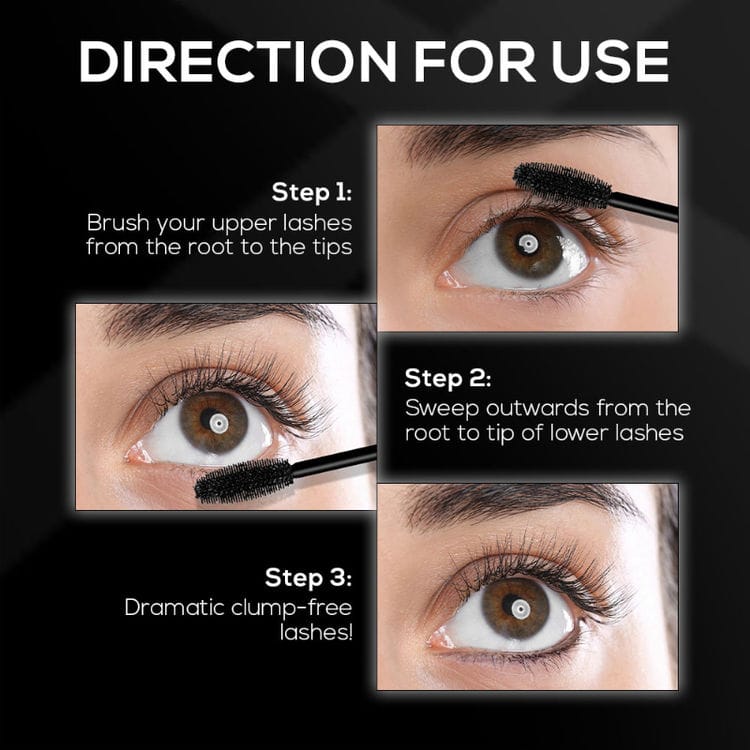 Renee Cosmetics Volumax Mascara - Black (10ml)
