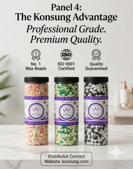 Professional Pellet Hot Wax for Salon & Home Use (400g)