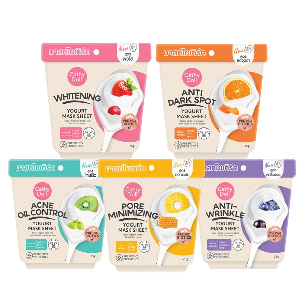Cathy boll Pore Minimizing Yogurt Mask Sheet