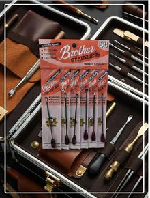 Brother Stainless Tweezers &  Ear Scissors Set of 6 – Professional Grooming Kit