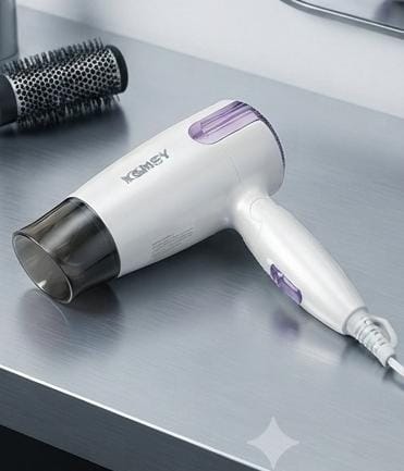 Kemey Mini Folding Hair Dryer (KM-6852)