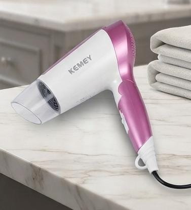 Kemey Mini Folding Hair Dryer (KM-6833)