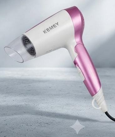 Kemey Mini Folding Hair Dryer (KM-6833)