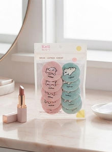 Keli Beauty Compact Sponges Pack of 10 – Smooth & Flawless Makeup Application