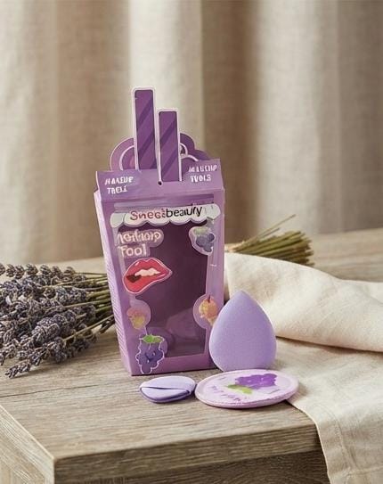 Sweet Beauty 4 in 1 Powder Puff & Finger Puff Set – Flawless Makeup Application Anytime
