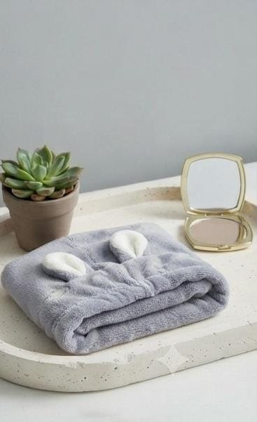 Elaborate Cute Hooded Hair Drying Towel – Quick Dry & Super Soft Hair Care