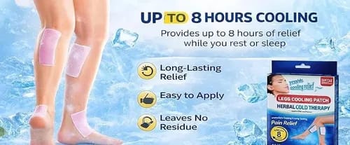 Legs Cooling Patch – Herbal Cold Therapy