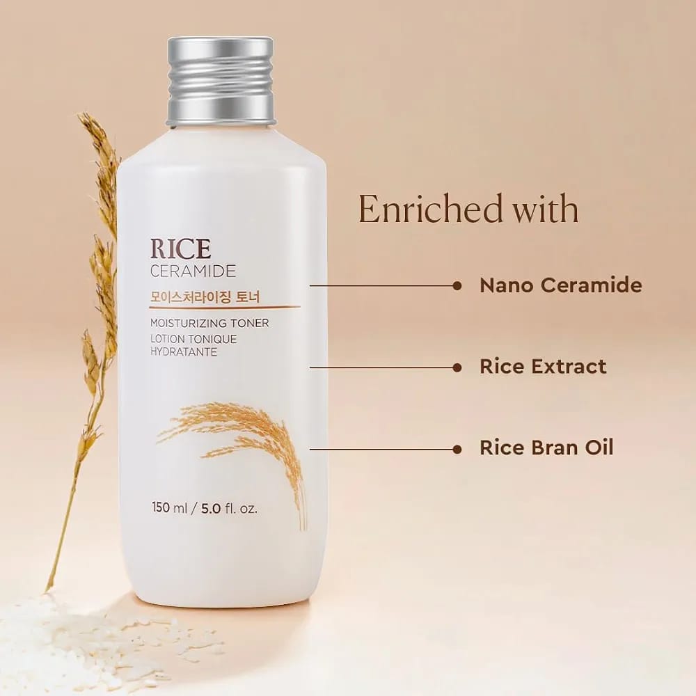 The Face Shop Rice & Ceramide Moisturizing Face Toner 150ml