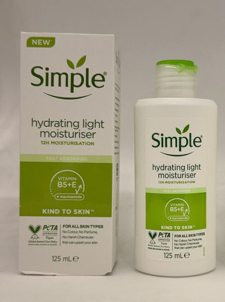 Simple Kind To Skin Hydrating Light Moisturiser Cream 125ml - The beauty cart