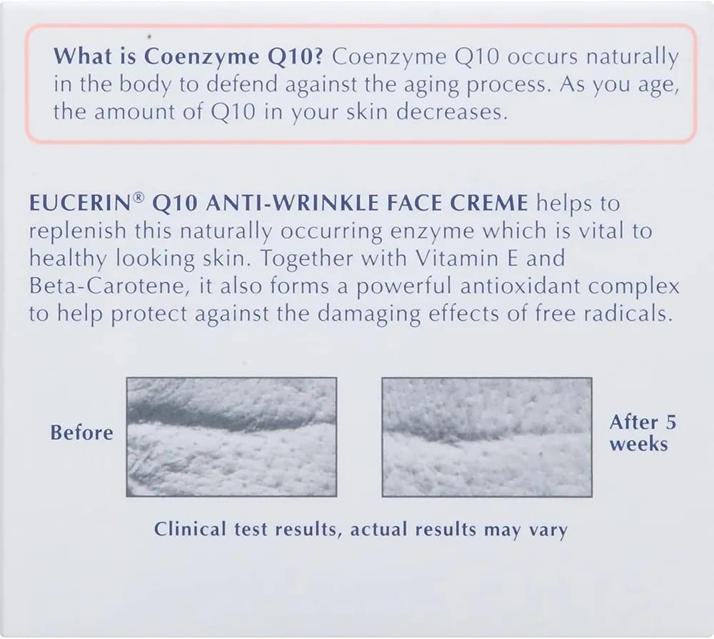 Eucerin Advanced Repair & Q10 Anti-Wrinkle Face Cream Bundle