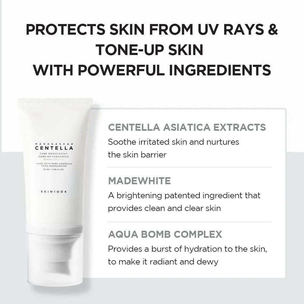 SKIN1004 Madagascar Centella Tone Brightening Tone-Up Sunscreen 50ml!