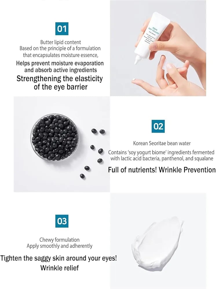 S.NATURE Aqua Soy Yogurt Eye Cream!