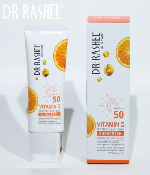 Dr. Rashel Vitamin C Brightening & Anti-Aging Sunscreen SPF 50 PA+++ (50g)