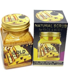 WOKALI natural scrub for face and body gold 350ml