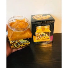 WOKALI natural scrub for face and body gold 350ml