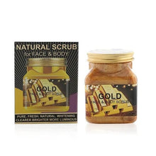 WOKALI natural scrub for face and body gold 350ml