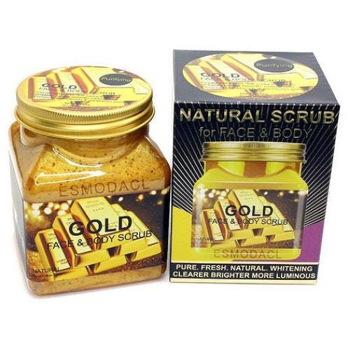 WOKALI natural scrub for face and body gold 350ml