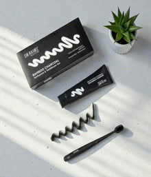 Dr. Rashel bamboo charcoal toothpaste & toothbrush set