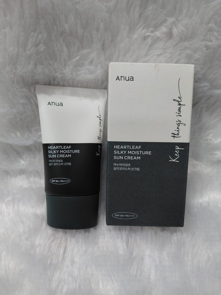 Anua Hearleaf Silky Spf 50 Moisture Suncream