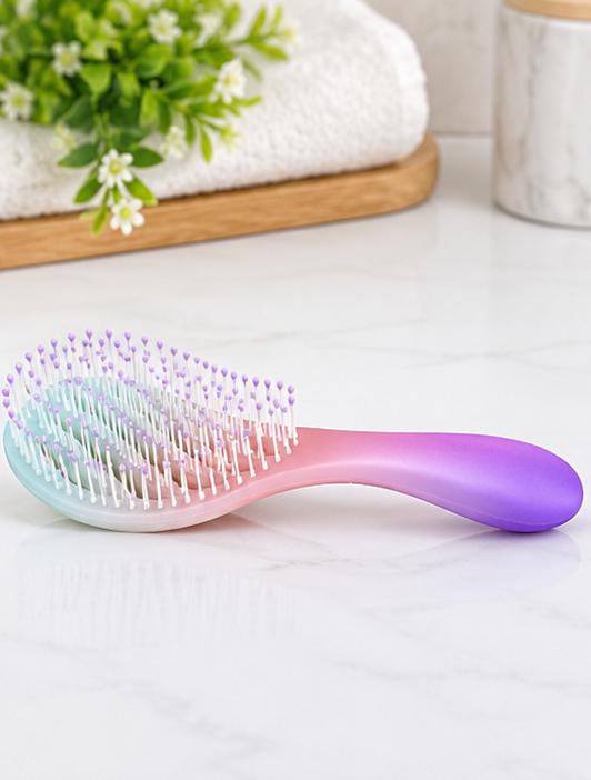 DreamShine Hair Brush glides smoothly through your hair