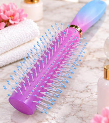 Gradient Round Roller Hair Brush – Salon Style Volume & Curling Blow-Dry Comb