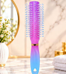 Gradient Round Roller Hair Brush – Salon Style Volume & Curling Blow-Dry Comb