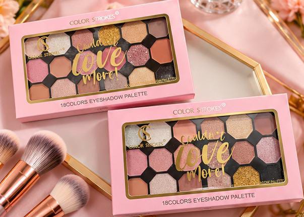 Color Strokes "Couldn't Love More" 18-Color Eyeshadow Palette