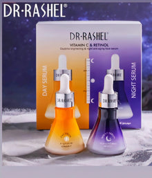 Dr Rashel Vitamin C & Retinol Day & Night Face Serum Set!