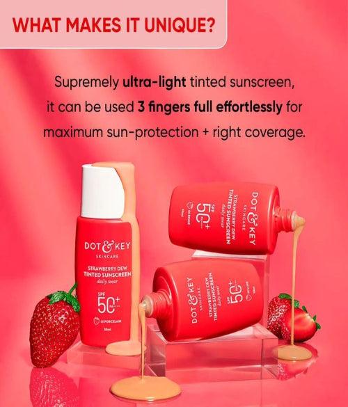 Dot & Key- Strawberry Dewy Tinted Sunscreen